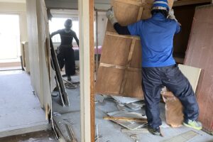 マンションフルリノベーション　解体中　　無添加住宅ライブハウス